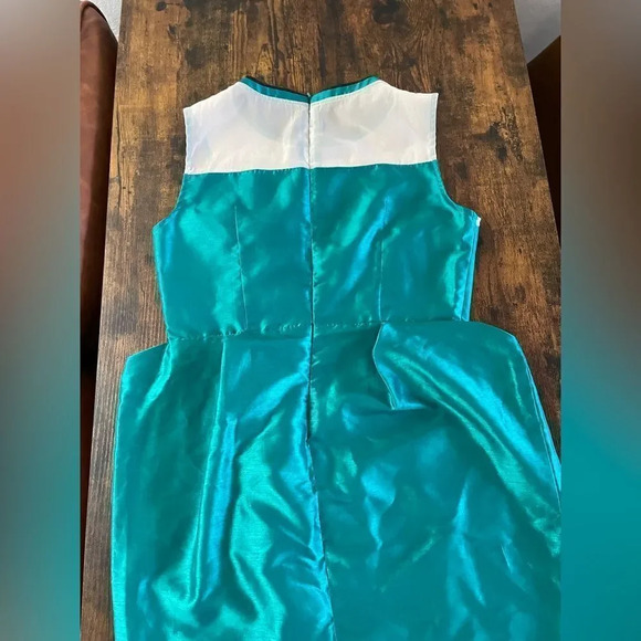 summer cypress unique structure blue dress - Picture 8 of 11
